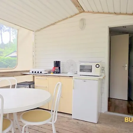 Bungalow-mobilhome - Petit Prix- Ocean -foret -camping 3 Etoiles Campingplatz Bias (Landes)