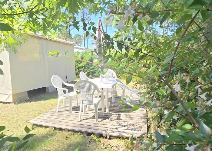 Bungalow-mobilhome - Petit Prix- Ocean -foret -camping 3 Etoiles مكان تخييم 3*
