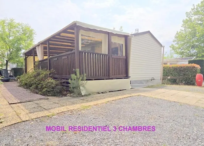 Bungalow-mobilhome - Petit Prix- Ocean -foret -camping 3 Etoiles مكان تخييم 3*